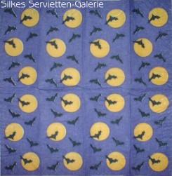Taschentcher mit Fledermusen in Silkes Servietten-Galerie