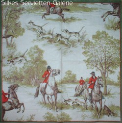 Servietten mit Jagd-Motiven in Silkes Servietten-Galerie