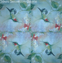 Kolibri-Servietten in Silkes Servietten-Galerie