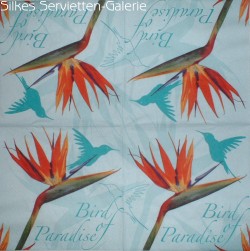 Servietten mit Kolibris in Silkes Servietten-Galerie