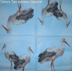 Servietten mit Strchen in Silkes Servietten-Galerie