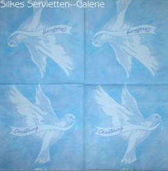 Servietten mit Tauben in Silkes Servietten-Galerie