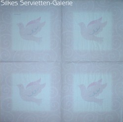 Servietten mit Tauben in Silkes Servietten-Galerie