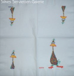Servietten mit Vogelmotiven in Silkes Servietten-Galerie